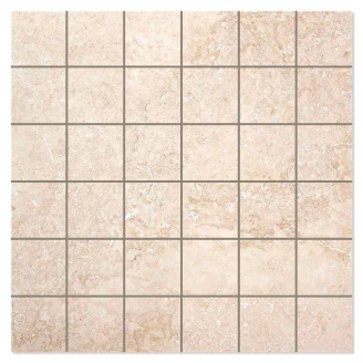 Marmor Mosaik Klinker Rockstone Beige Matt 30x30 (5x5) cm